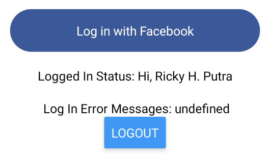 Facebook Login In Android Using React And Expo By Ricky H Putra Medium