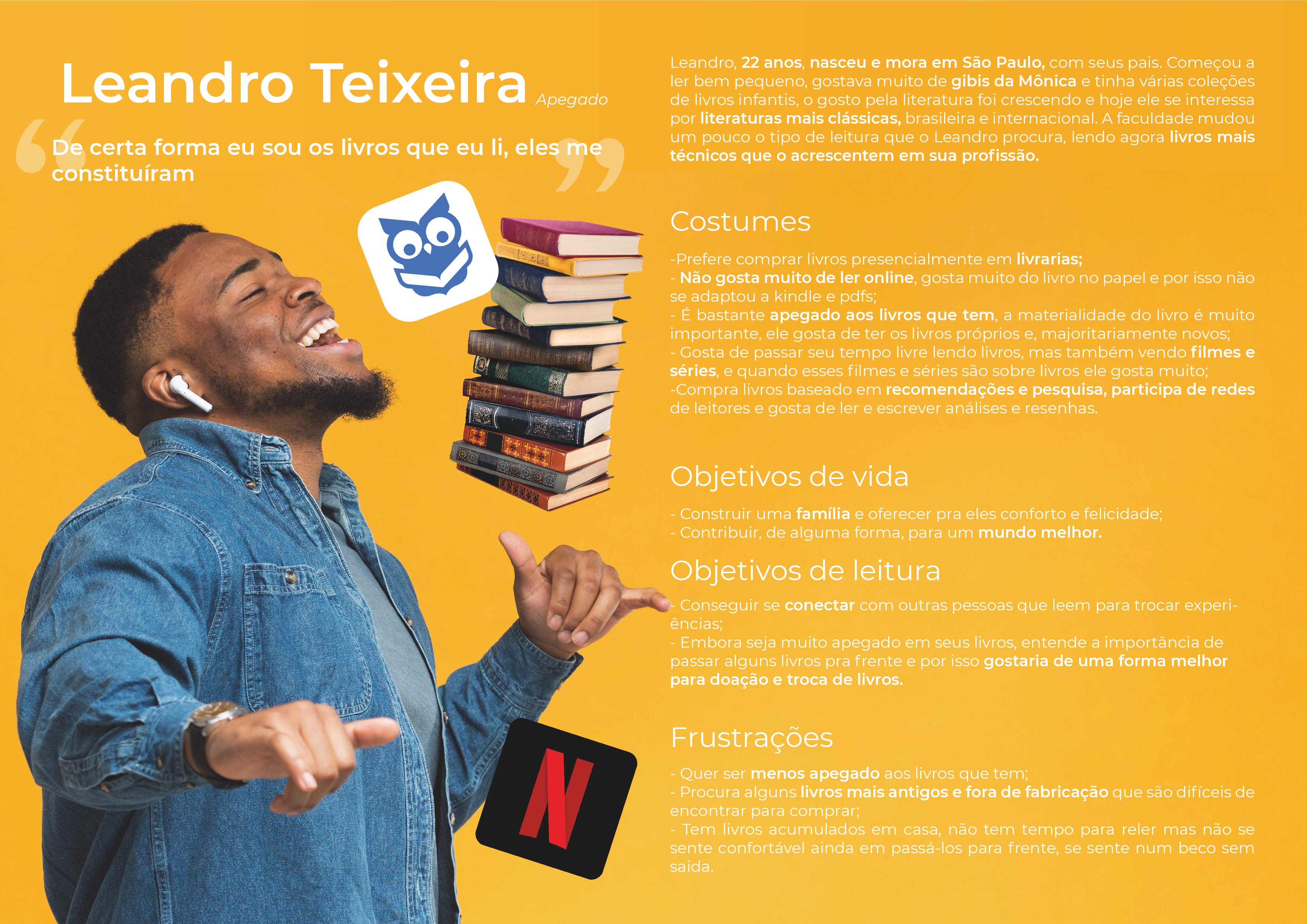 Persona mais apegada, Leandro Teixeira