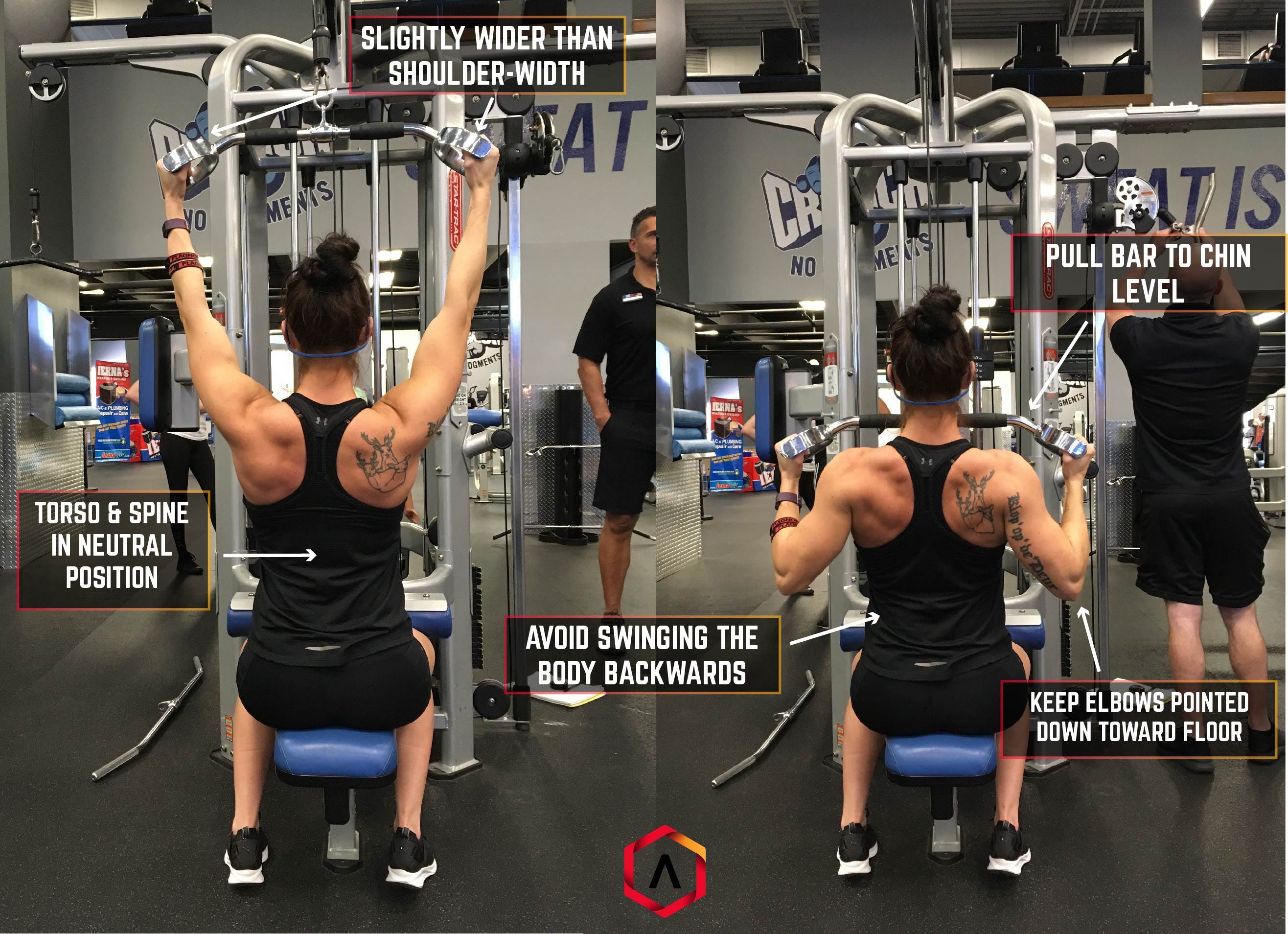 「lat pull down」の画像検索結果