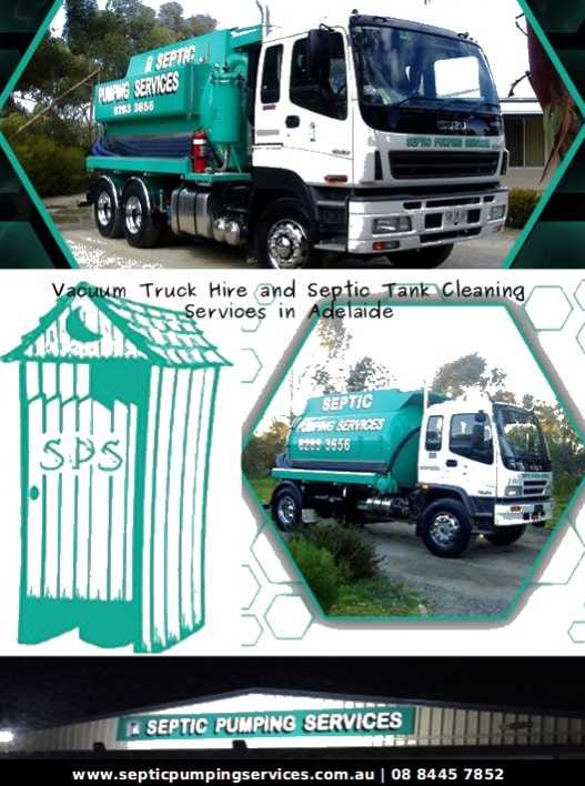Vacuum Truck Hire and Septic Tank Cleaning Services in Adelaide by