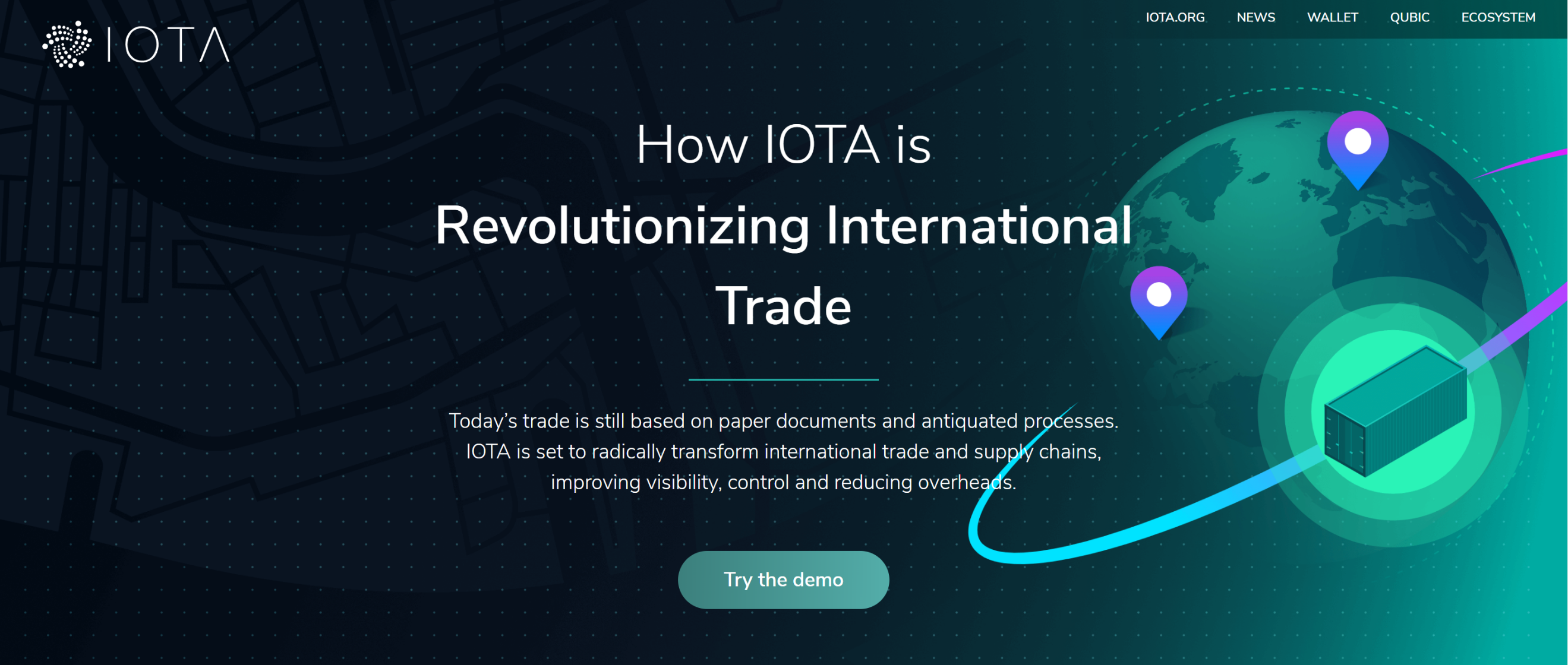 Applying IOTA in Global Trade and Supply Chains Mission Possible by