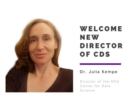 Dr Julia Kempe Appointed As Director Of The Nyu Center For Data Science By Nyu Center For Data Science Center For Data Science Medium