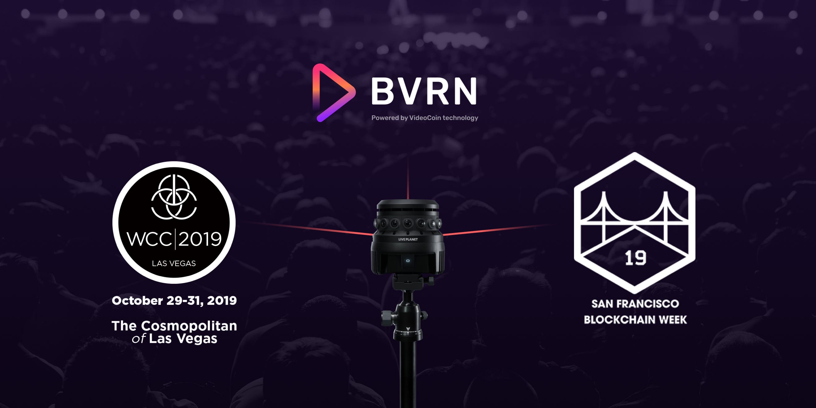 Blockchain VR Network Captures World Crypto Conference and SF Blockchain Week by VideoCoin