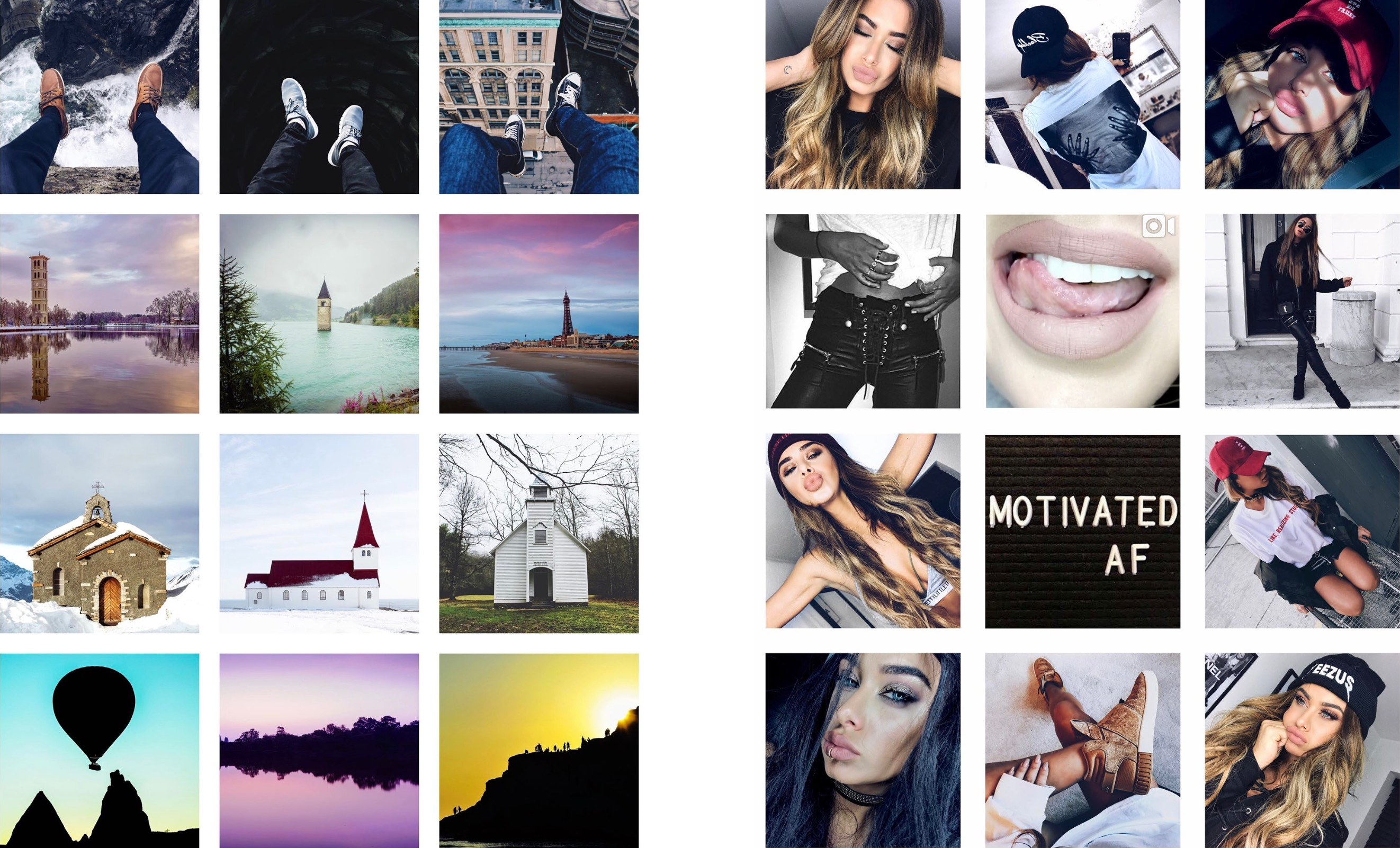 Instagram Trend Square White Border By Instasize Medium