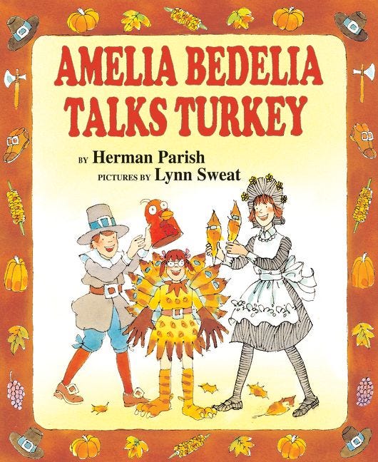 amelia bedelia talks turkey by herman parish