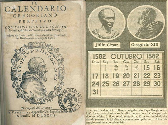 Los Diez Dias Que Nunca Fueron En La Antiguedad Las Culturas By Miguel Angel Gallardo Medium calendario siglo xx