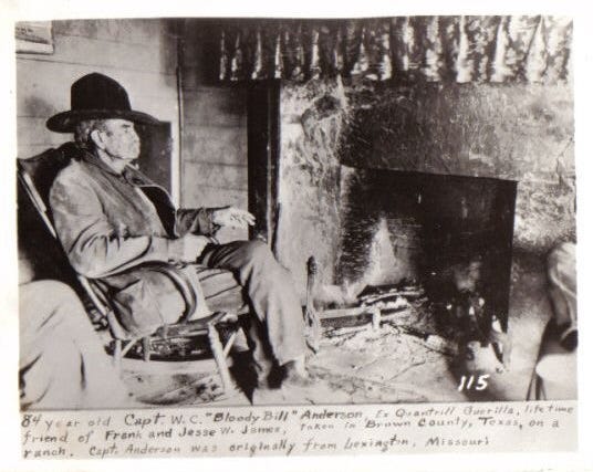 The Brownwood Bloody Bill Myth The Myth That Bloody Bill Anderson Had By Tobe Oneal Medium