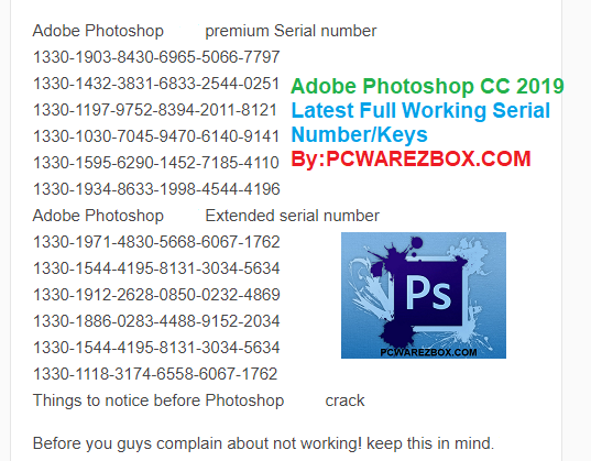 how to change adobe photoshop cc serial number