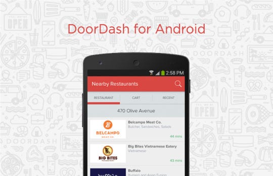 Doordash Now On Android Doordash Medium
