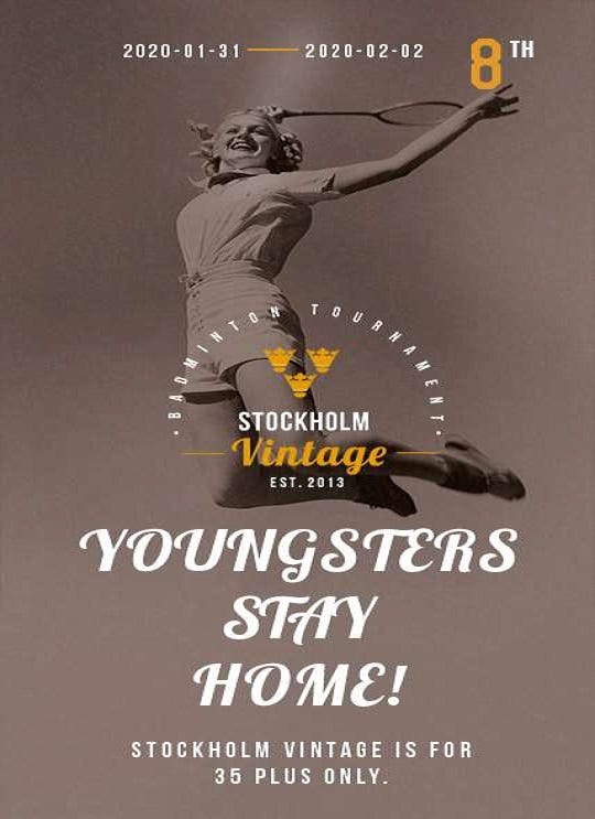 STREAM!! Badminton BEC Senior Stockholm Vintage 2020 [Livestream]#2020