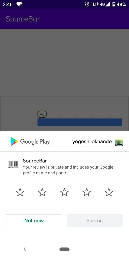 InApp Review Android. As being an android developer I have… by yogesh