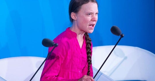 Resultado de imagem para Greta Thunberg COM ODIO