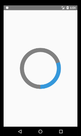React Native percentage based progress circle ( no external library ...