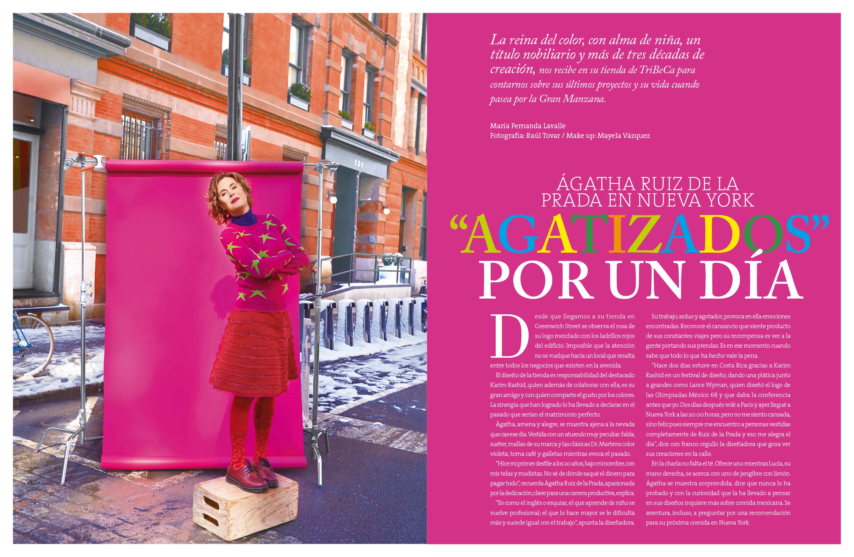 Agatha Ruiz de la Prada. Entrevistar a la nada ordinaria… | by  from35thstreet | Medium