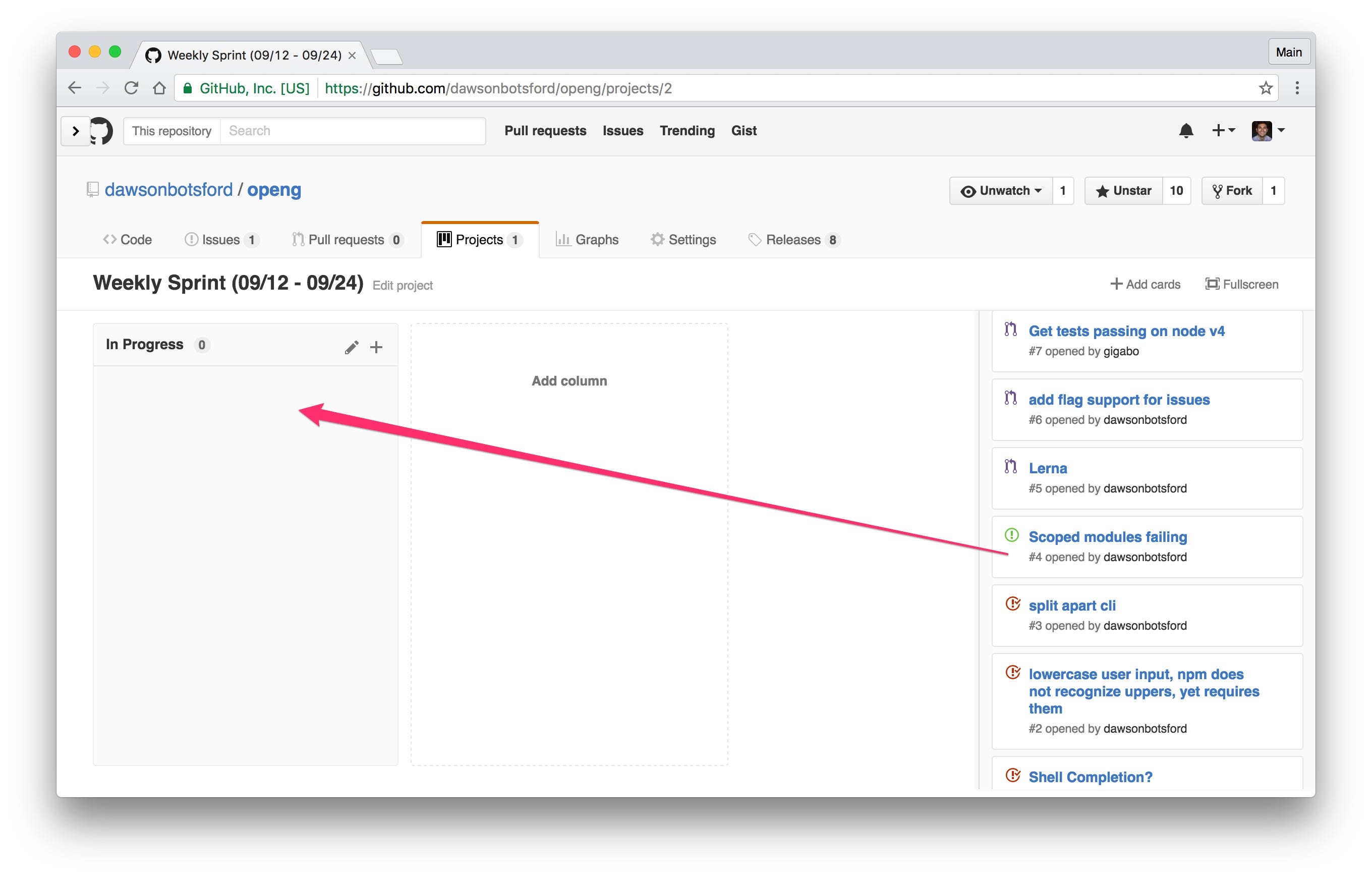 How to Use GitHub’s New “Projects” Boards | by Dawson Botsford | Medium