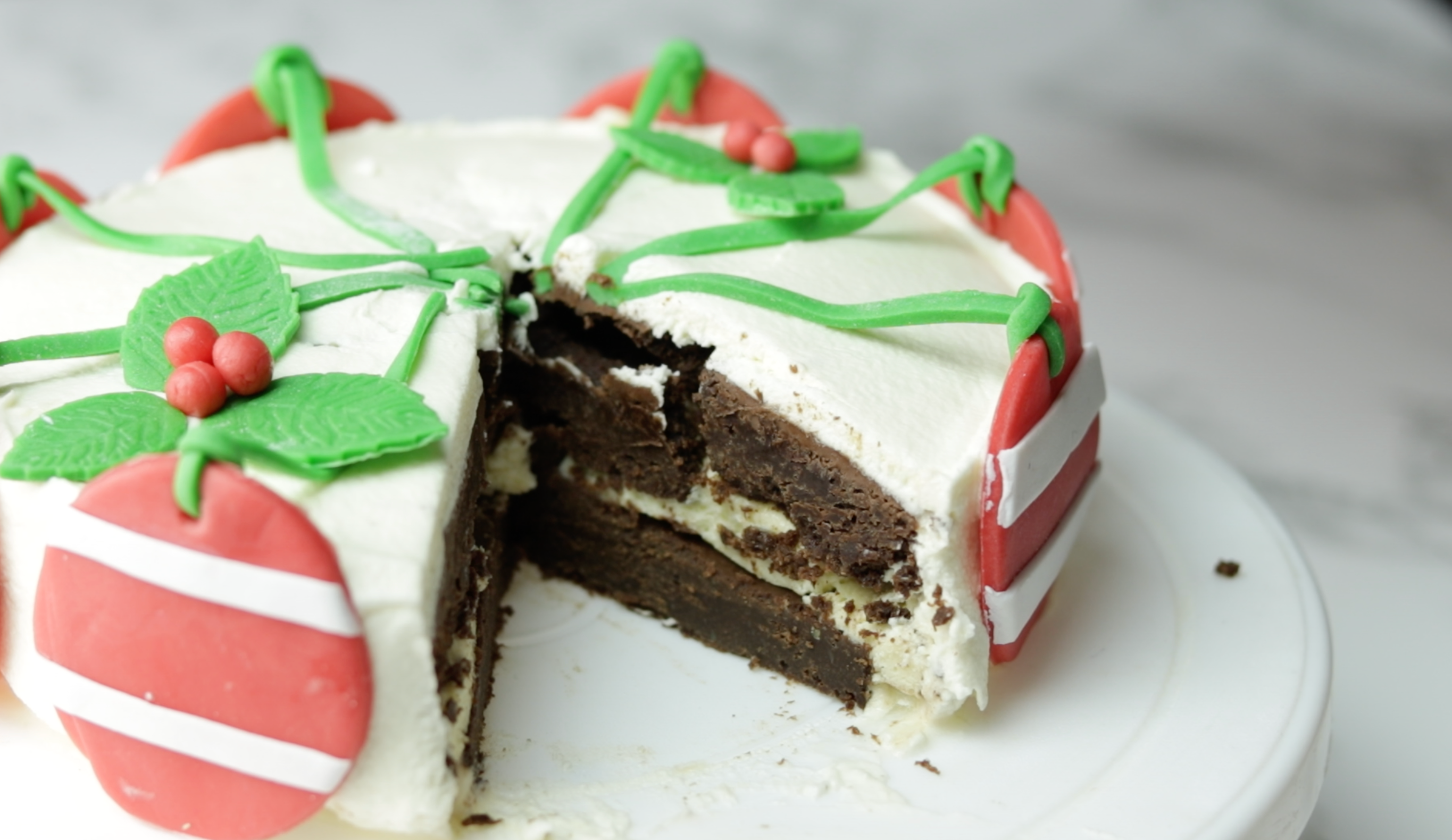 Gateau De Noel Brownie Creme De Mascarpone By Canou Delices Medium Gateau De Noel Brownie Creme De Mascarpone By Canou Delices Medium