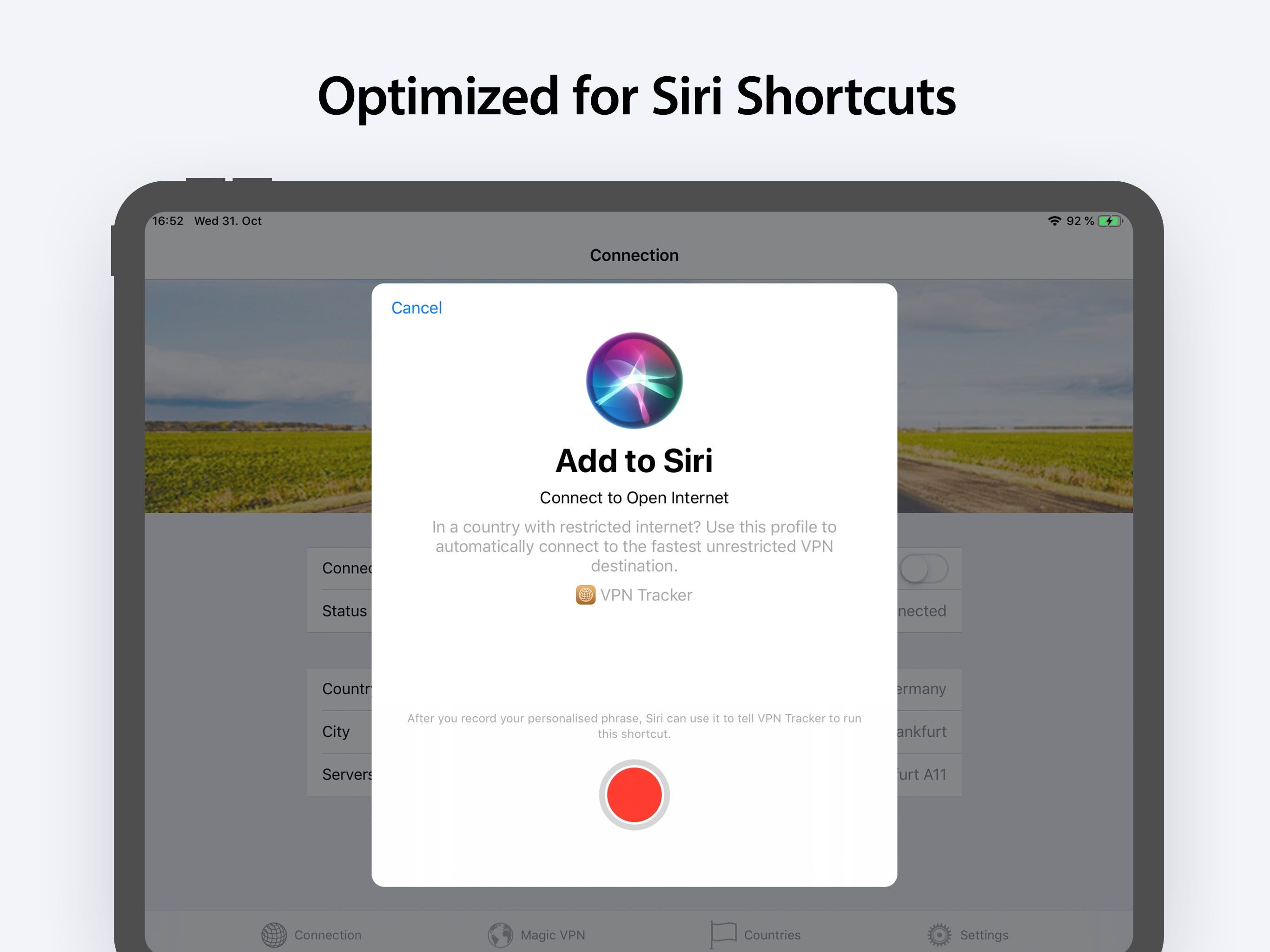 That S What You Ve Been Waiting For Siri Shortcuts In Vpn Tracker World Connect 1 1 By Equinux Medium