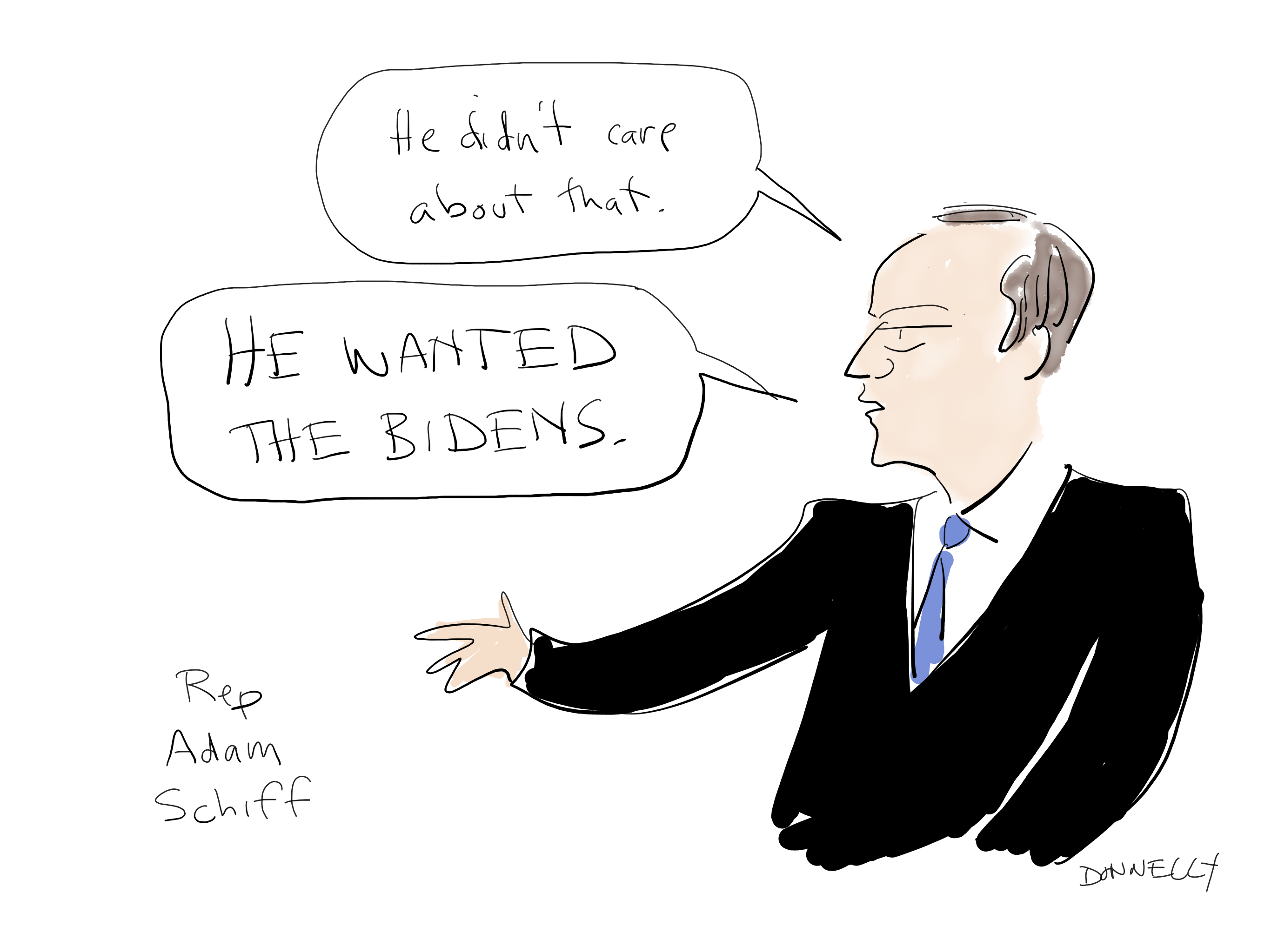 Drawing The Impeachment Trial. What I saw and heard during Trump’s