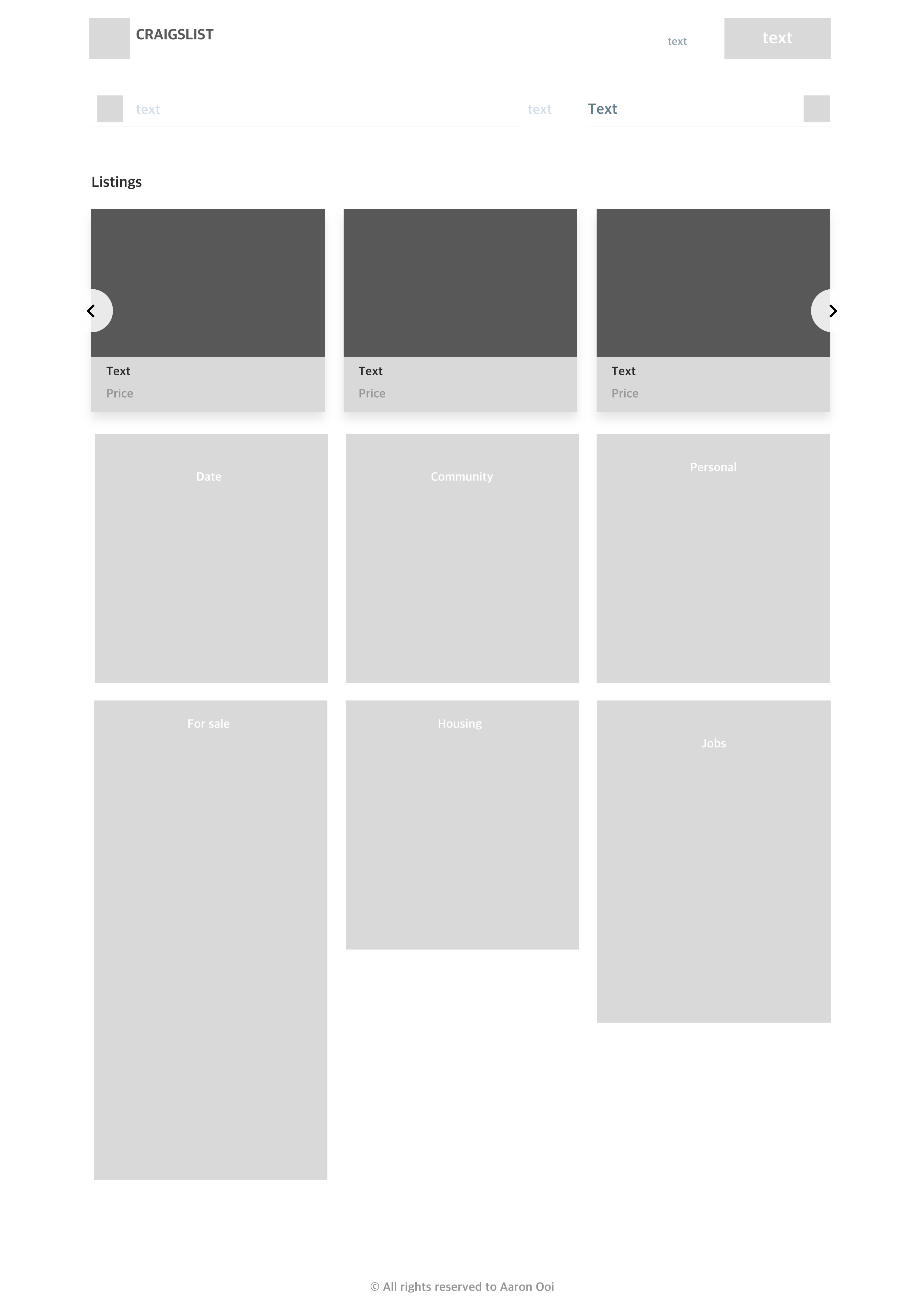 Case Study UI/UX — CraigsList Redesign | by Aaron Ooi | Medium
