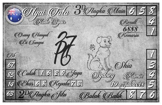 Togel Sdy Prediksi
, Prediksi Angka Jitu Kode Syair Togel Sydney Kamis 19 07 18 By Liliana Bahenol Medium