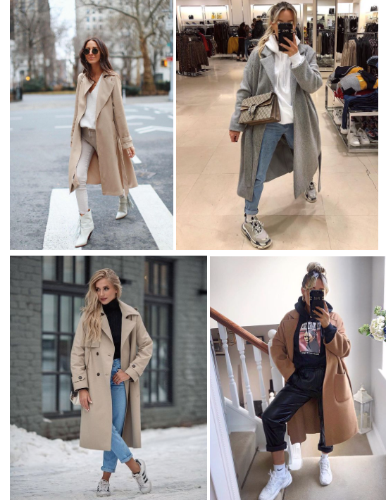 Cold weather trench coat Clearance