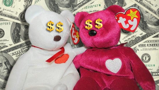 list of most valuable beanie babies