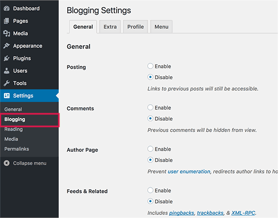 WordPress Plugin Remove Blog Image