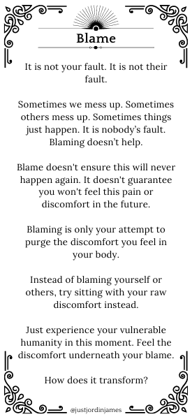Blame Self Discovery Oracle Card By Jordin James Just Jordin Nov 21 Medium Blame Self Discovery Oracle Card By Jordin James Just Jordin Nov 21 Medium