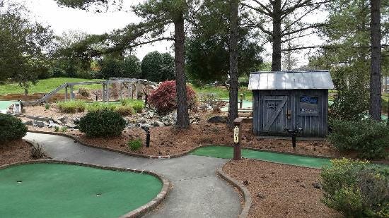 Make Your Own Putt Putt Course Mini Golf Construction Costs Putt