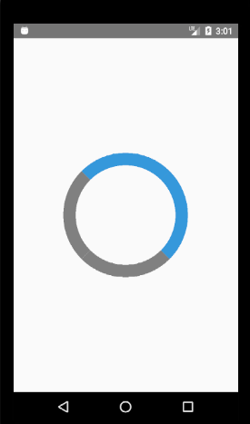 React Native percentage based progress circle ( no external library ...
