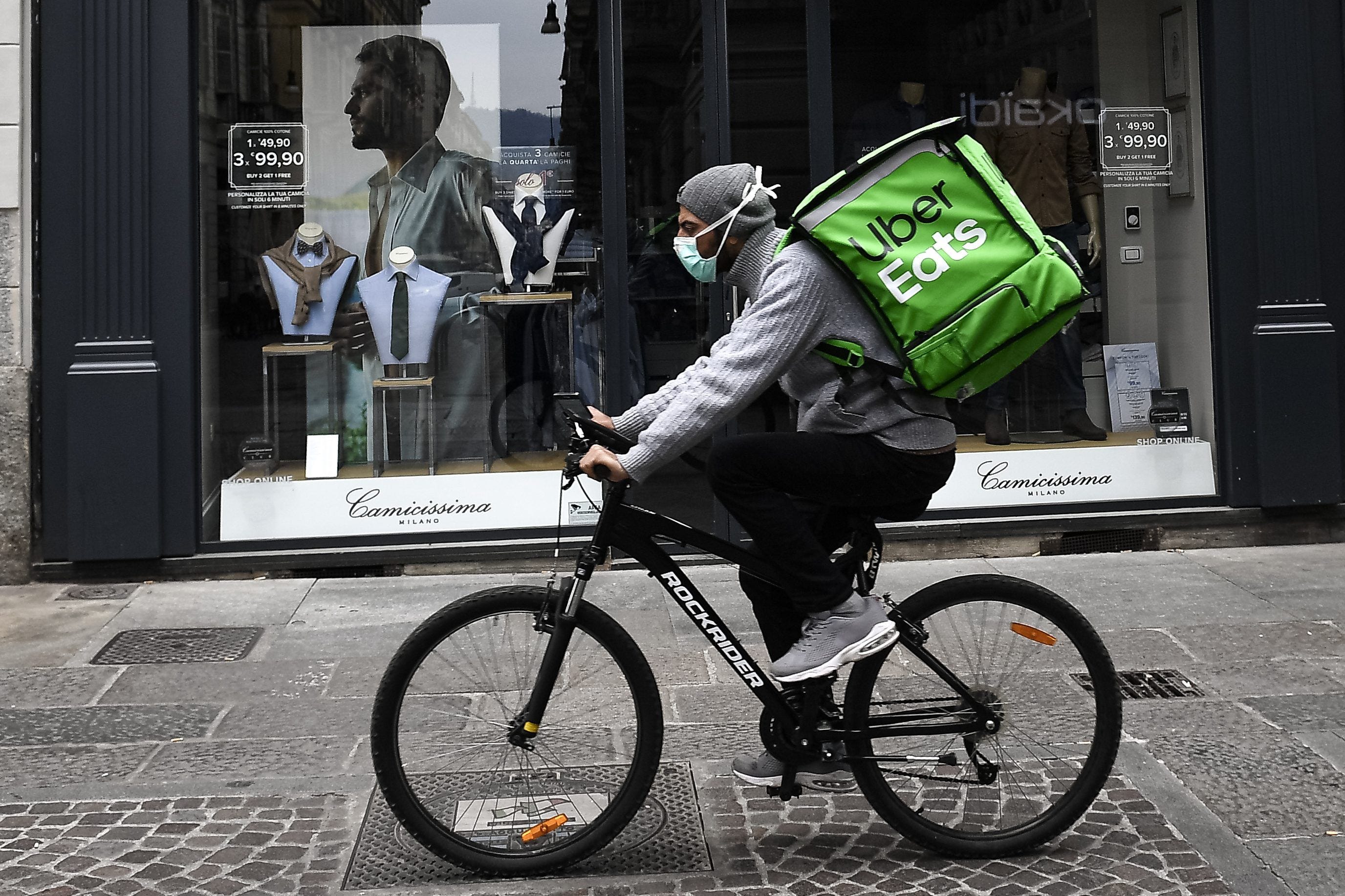 uber eats bike attachment