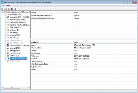 pestudio mac