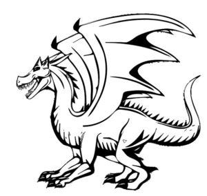 Dragon Coloring Pages For Kids »» Dragon Drawings | by WOW RULES | Medium