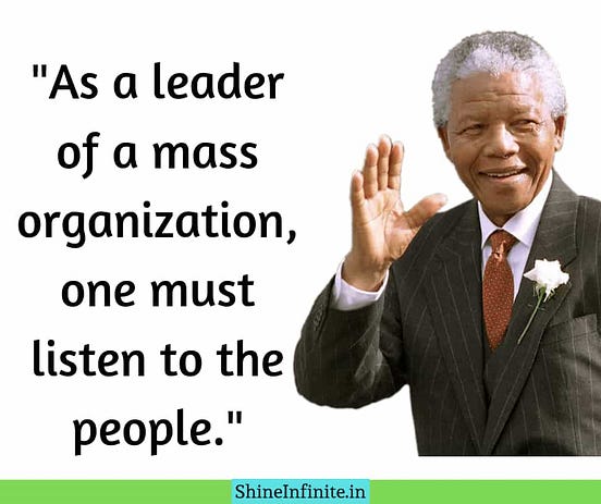 50 Powerful Nelson Mandela Quotes on Leadership | by Himanshi Vats | Medium