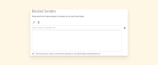 how to look up blocked emails in outlook