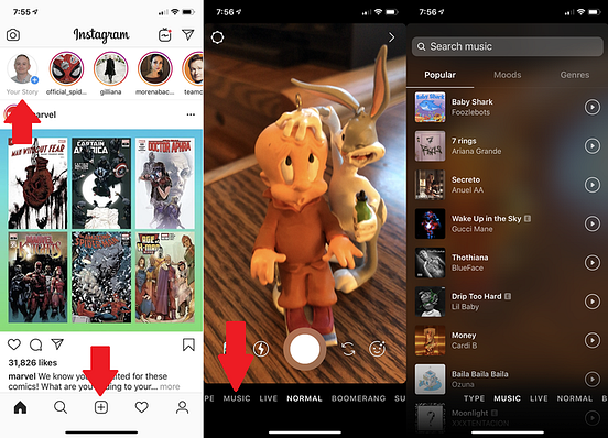 How to Add Music to an Instagram Story | by PCMag | PC Magazine | Medium