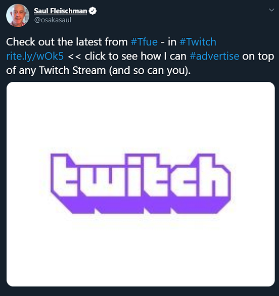 How to advertise on anyone’s Twitch Streams and share anywhere without