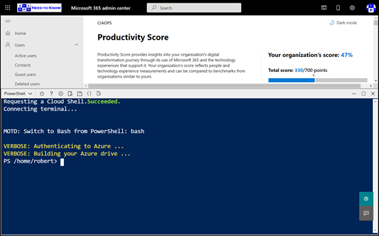 Azure Cloud Shell Now Available In Microsoft 365 By Robert Crane Regarding 365