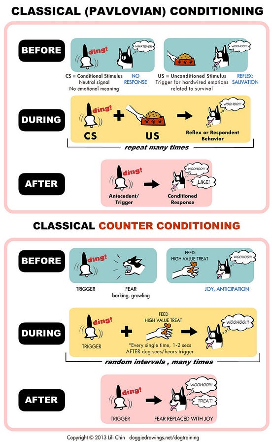 Classical Conditioning and Operant Conditioning Explained | by Josh