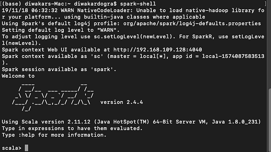 install apache spark mac os