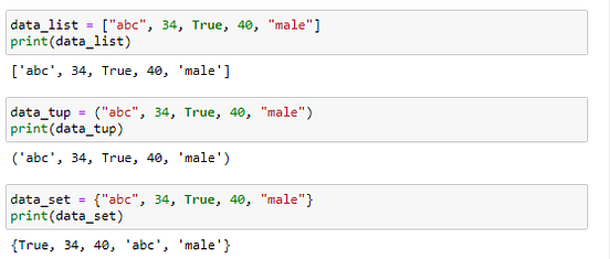 Collection Data Types in Python. Python has 4 built-in data structures ...