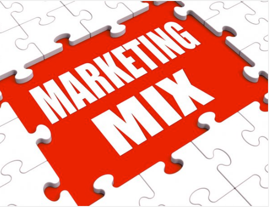 By definition, the Marketing Mix is the group of actions taken by a company  to promote its product… | by Mireille Wehbe | Medium