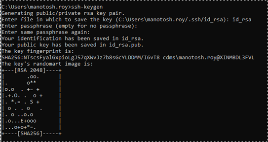 Configure GitHub or Bitbucket using SSH connection with visual studio
