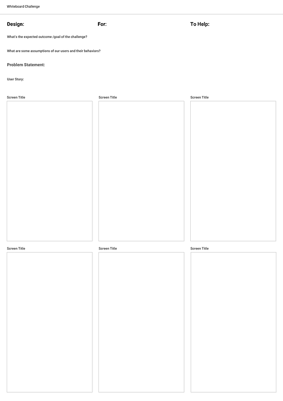 Tips for a Successful Whiteboard Design Challenge by Susannah Bayliss