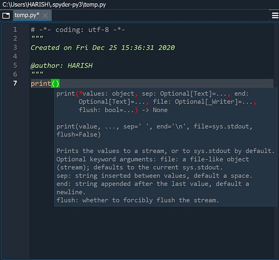 Spyder: Python IDE for Absolute Beginners | by Harish Maddukuri | Tech ...