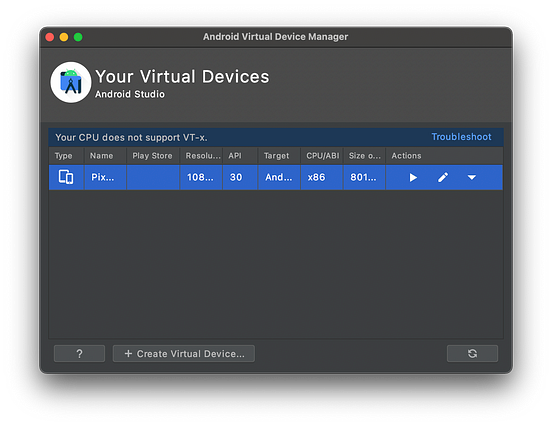 Android Emulator For Macbook M1