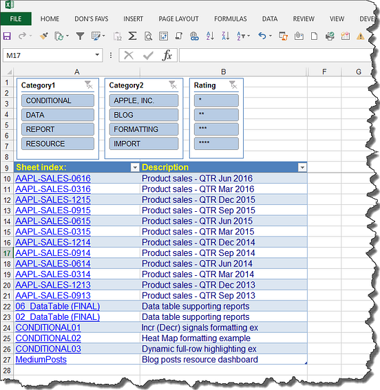 Microsoft Excel — ASAP Utilities AddIn — My Top Uses (2) by Don