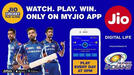 How Jio is making the best of IPL  by DeCode Staff  Medium