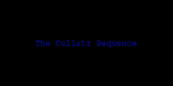 The Collatz Sequence In Python Learn How To Write Programs Involving By Lin Jiang The Art 