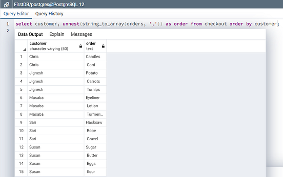 Worksheets For Oracle Sql Convert Comma Separated String To Rows